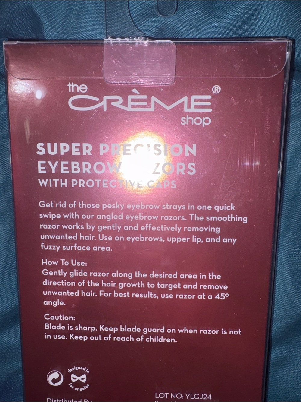 The Crème Shop Women’s Super Precision Eyebrow Razors – Pastel Set of 6 - Picture 4 of 6